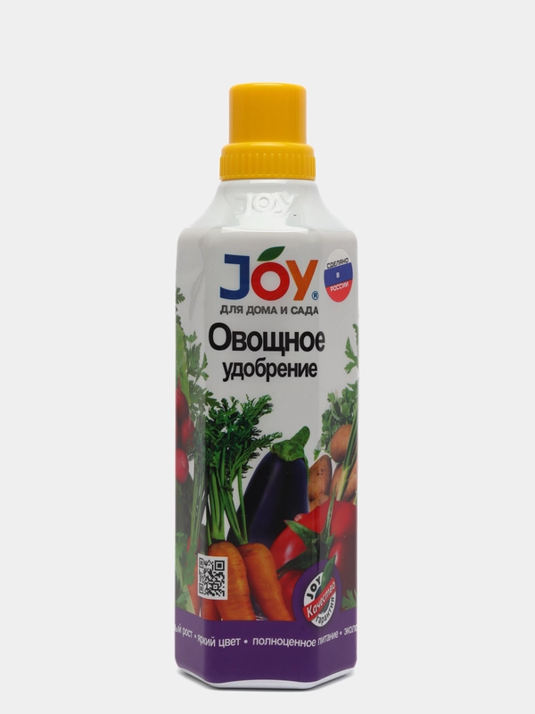 Удобрение ТМ JOY "Овощное", стимулятор роста и развития, антистресс, 1 л