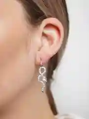 Серьги женские "Змея", бижутерия женская