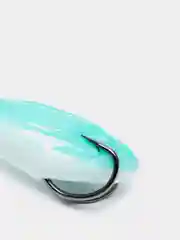 Бирюзовый приманка мягкая "Утка - незацепляйка" (10,5см 18,5гр)