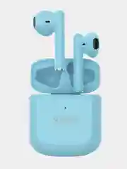 Голубой наушники TWS беспроводные Bluetooth с кейсом