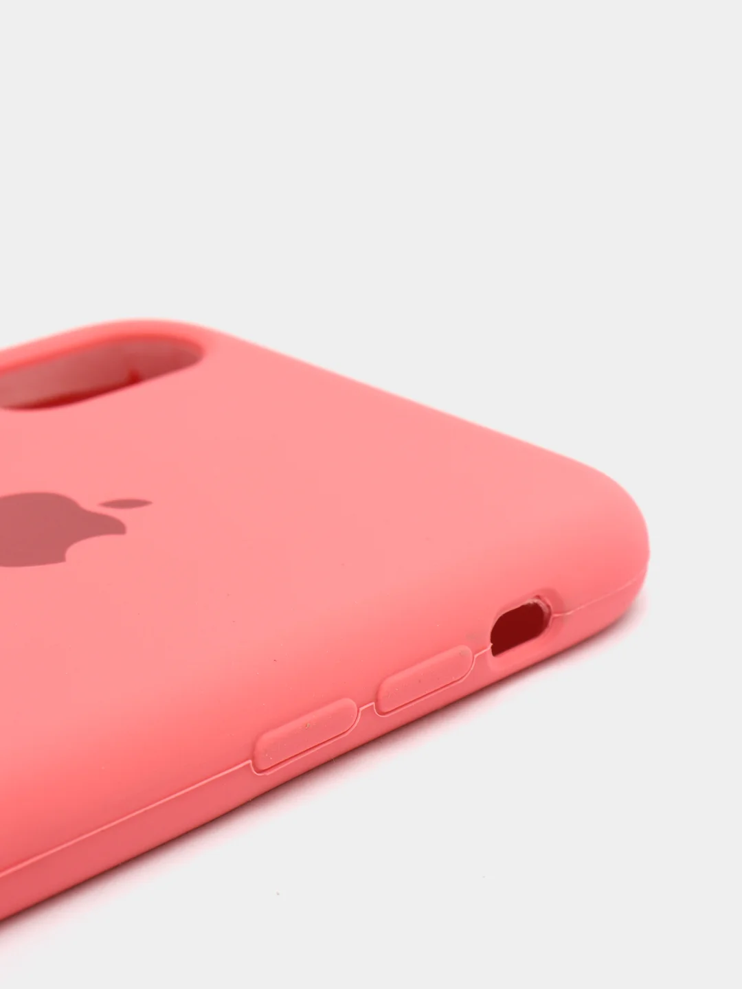 Розовый чехол Silicone Case для IPhone XR