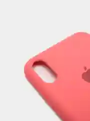 Розовый чехол Silicone Case для IPhone XR