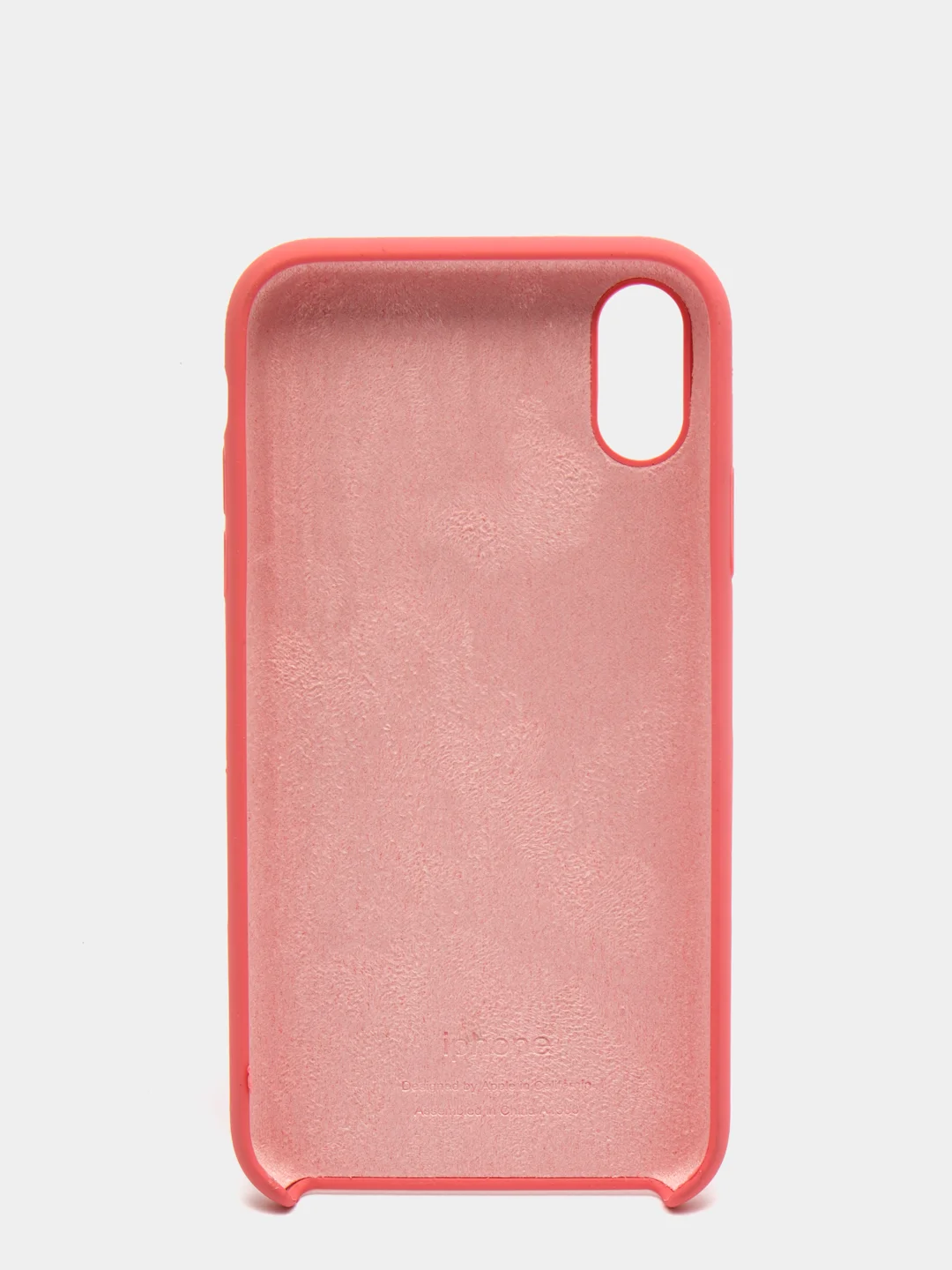 Розовый чехол Silicone Case для IPhone XR