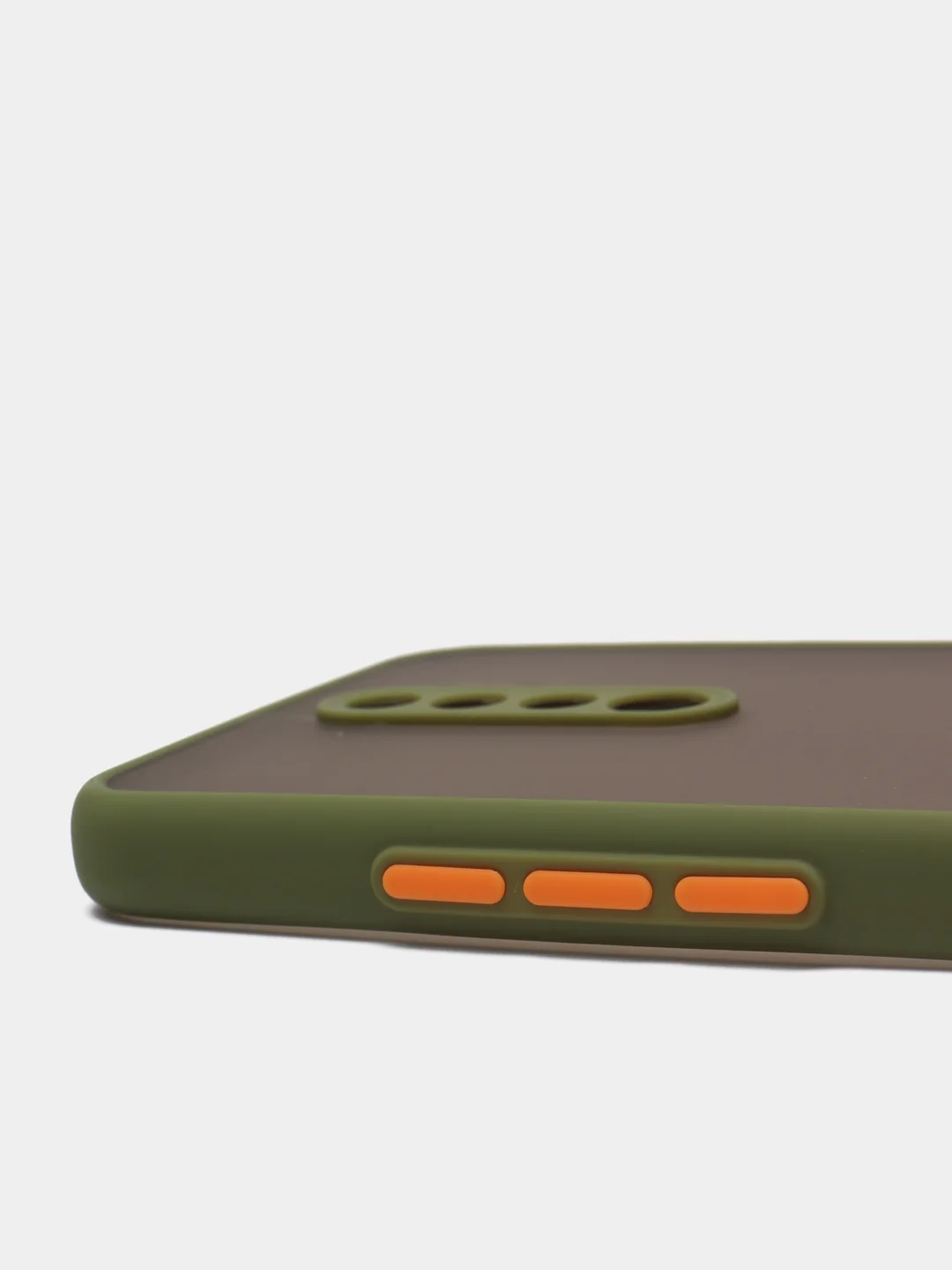 Лесной зеленый xiaomi Redmi 9, Сяоми Редми 9, чехол матовый силиконовый с цветными кнопками