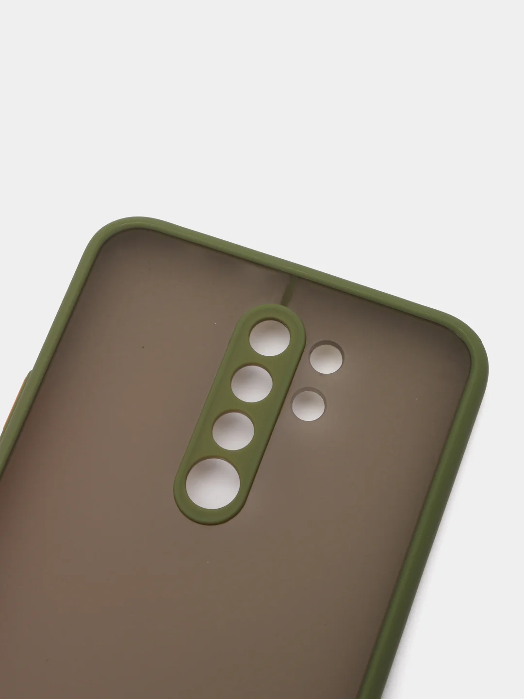 Лесной зеленый xiaomi Redmi 9, Сяоми Редми 9, чехол матовый силиконовый с цветными кнопками