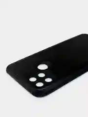 Угольный чехол Realme C21Y, Realme C25Y Реалми С21У / С25У черный, силиконовый, под кожу