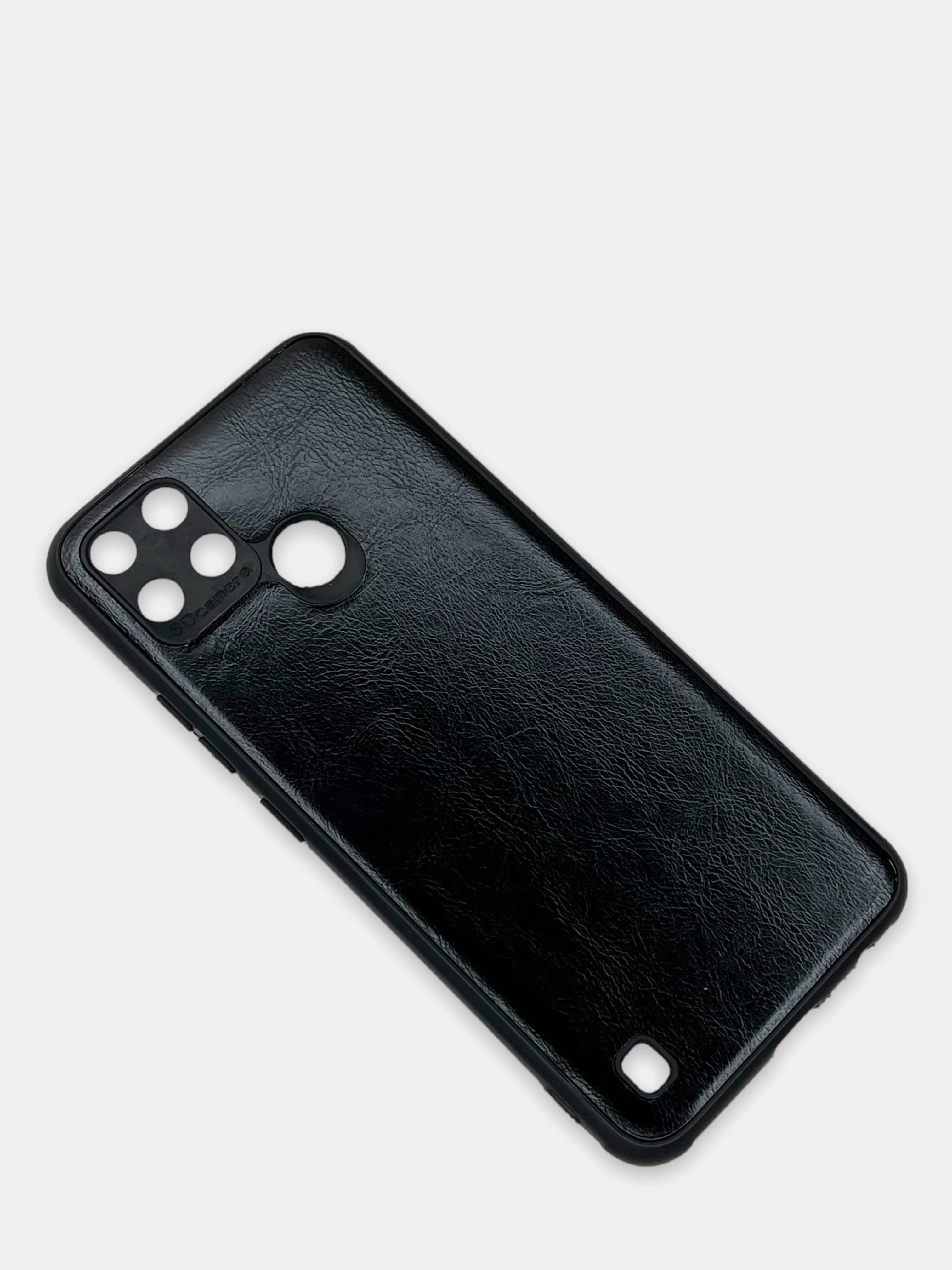 Угольный чехол Realme C21Y, Realme C25Y Реалми С21У / С25У черный, силиконовый, под кожу