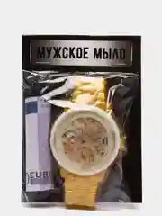 Золотой сувенирное мыло ручной работы "Часы наручные"