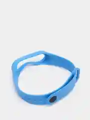 Светло-синий силиконовый ремешок для фитнес браслета Xiaomi Mi Band 4, Mi Band 3