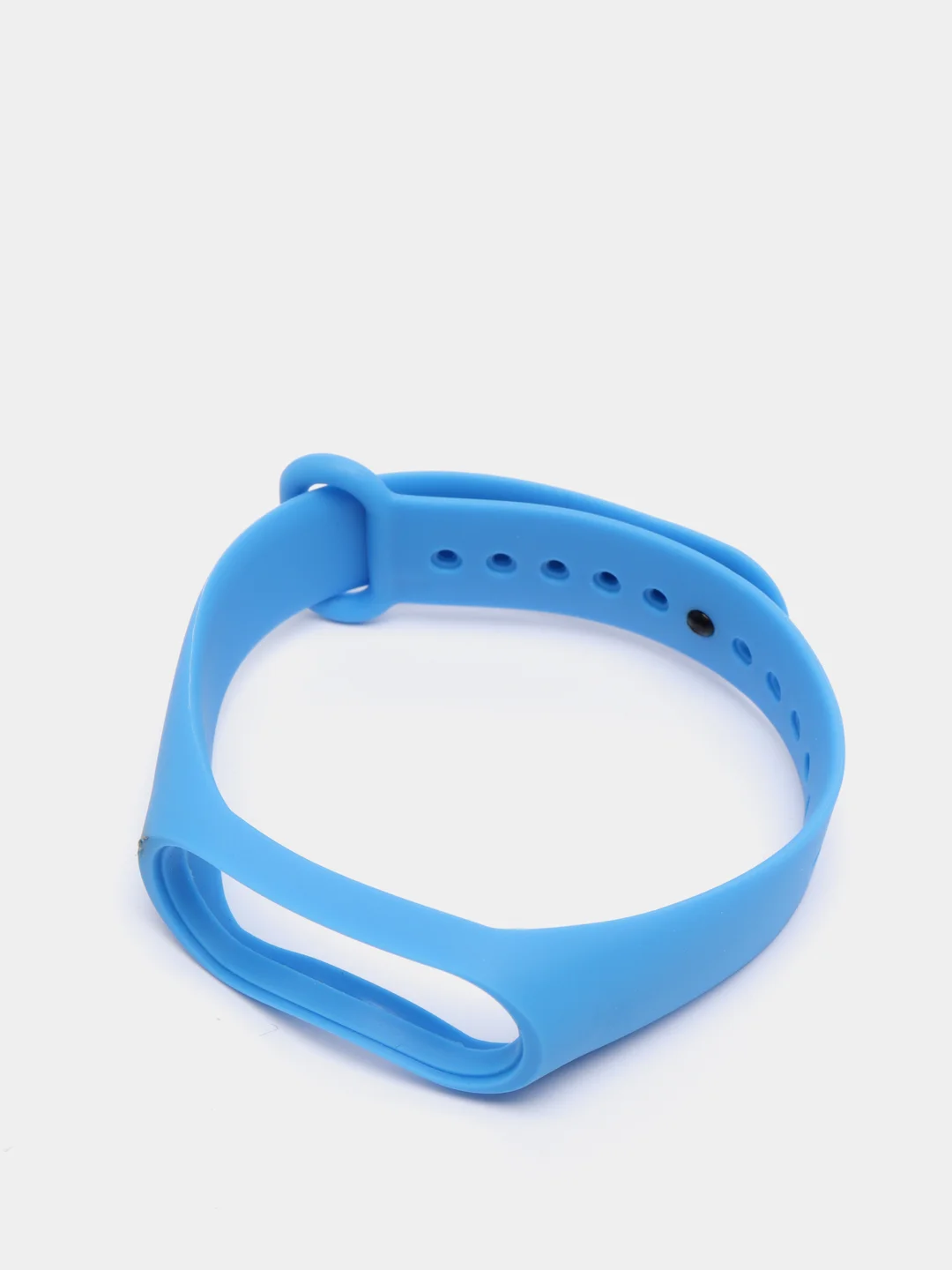 Светло-синий силиконовый ремешок для фитнес браслета Xiaomi Mi Band 4, Mi Band 3