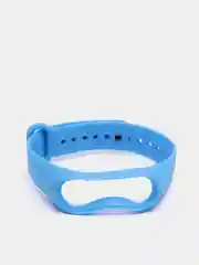 Светло-синий силиконовый ремешок для фитнес браслета Xiaomi Mi Band 4, Mi Band 3