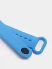 Светло-синий силиконовый ремешок для фитнес браслета Xiaomi Mi Band 4, Mi Band 3