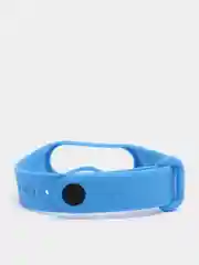 Светло-синий силиконовый ремешок для фитнес браслета Xiaomi Mi Band 4, Mi Band 3
