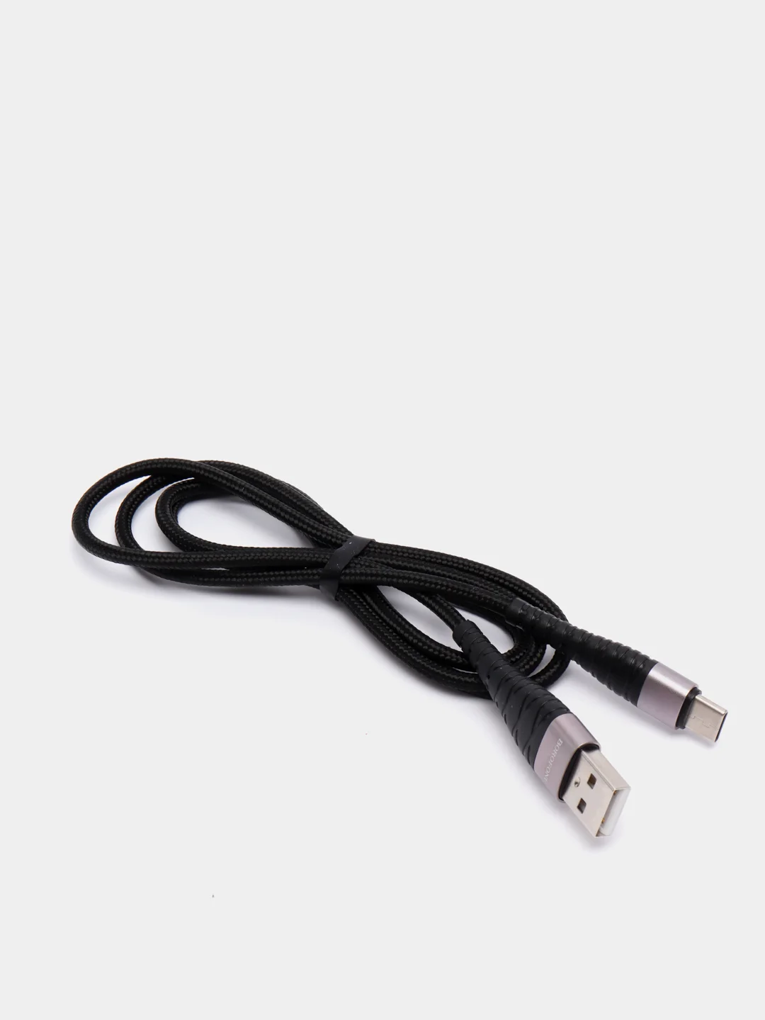 Черный кабель быстрая зарядка 3А Type-C, micro, iPhone lightning, USB, тайпси, FAST quick charge
