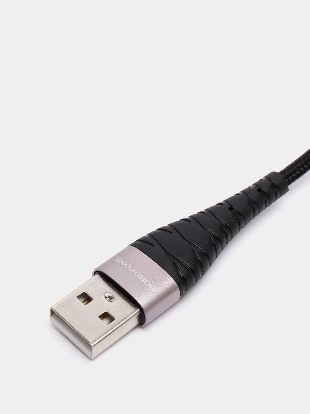 Черный кабель быстрая зарядка 3А Type-C, micro, iPhone lightning, USB, тайпси, FAST quick charge