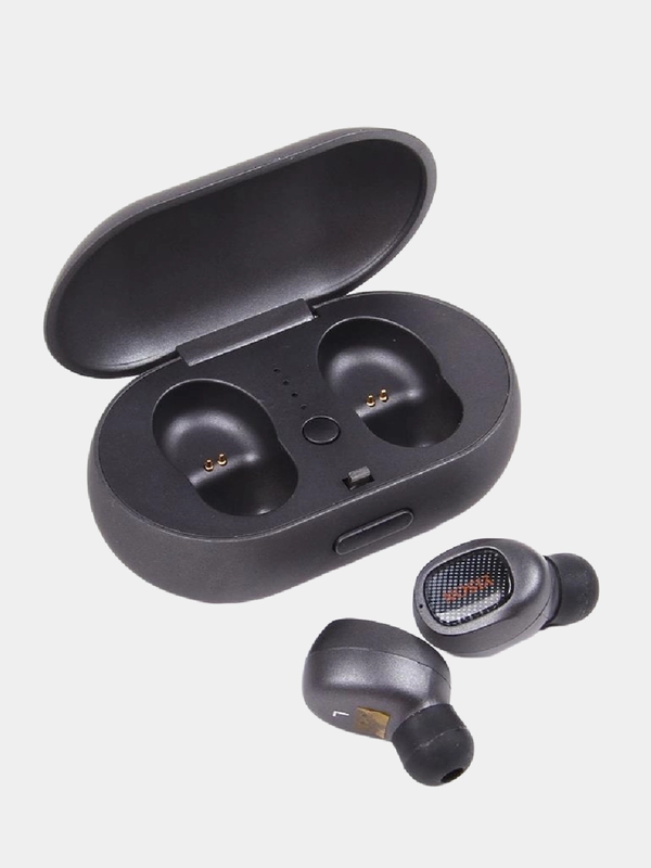 Беспроводные Bluetooth-наушники вакуумные, с зарядным чехлом, TWS, T1
