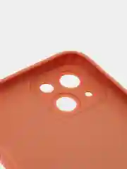 Коричневый чехол для iPhone 13 "Сумочка Бантик"
