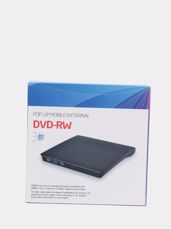 Внешний DVD-привод, портативный CD / DVD-RW привод USB 3.0 / DVD-плеер для ноутбуков