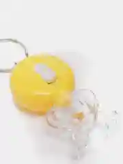 Фонарик-брелок, мигает разными цветами "Смайлик", 1 LED, 3х5.5 см, микс
