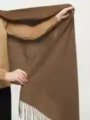 Шоколадный платок кашемировый