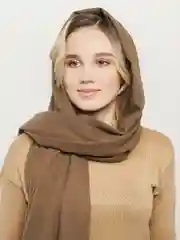 Шоколадный платок кашемировый