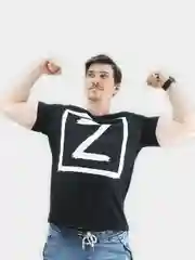 Мужская футболка "Z", "V", черная