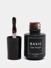 Гель-лак MASURA BASIC "Шоколадное фондю", коричневый, эмалевый, 3,5 мл
