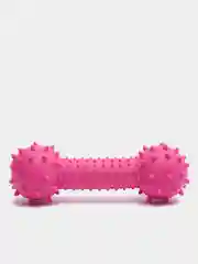 Игрушка "Булава" красная, двойная, с двумя колокольчиками, 14 см