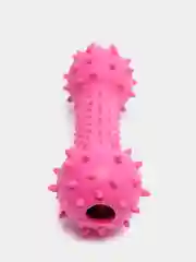 Игрушка "Булава" красная, двойная, с двумя колокольчиками, 14 см