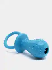 Игрушка соска большая синяя с колокольчиком из термопластичной резины, 14 х 6 см