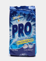 LION PRO Стиральный порошок отбеливающий для всех стиральных машин Premium White 350гр