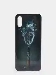 Тёмно-розовый чехол Xiaomi Redmi 9A, Redmi 9C, Redmi 10C , Redmi 10A, с рисунком