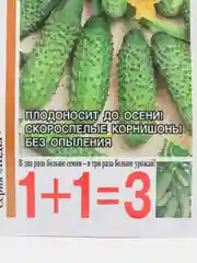 Семена Огурец "Теща" F1, 1+1=3