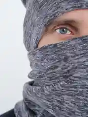 Серый балаклава, маска горнолыжная, спортивная маска, маска зимняя