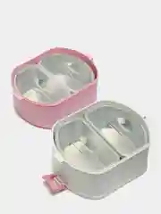 Зеленый ланч бокс двойной