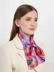 Пудровый французская косынка