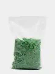 Зеленый цветная мраморная крошка, декоративный щебень, 1 кг