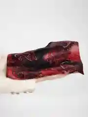 Бордовый французская косынка