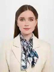 Серый металлик французская косынка