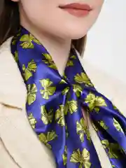 Синий французская косынка