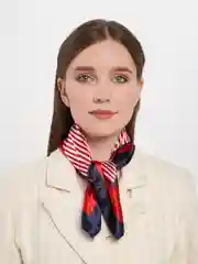 Рыжий французская косынка