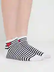 Ледяной носки женские дезодорирующие "СЕРДЦЕ" укороченные
