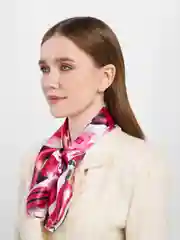 Розовый французская косынка