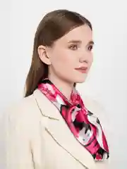 Розовый французская косынка