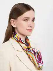 Желтый французская косынка