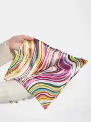 Желтый французская косынка