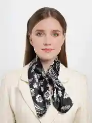 Черный французская косынка