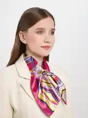 Сиреневый французская косынка