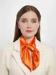 Оранжевый французская косынка