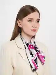 Тёмно-розовый французская косынка